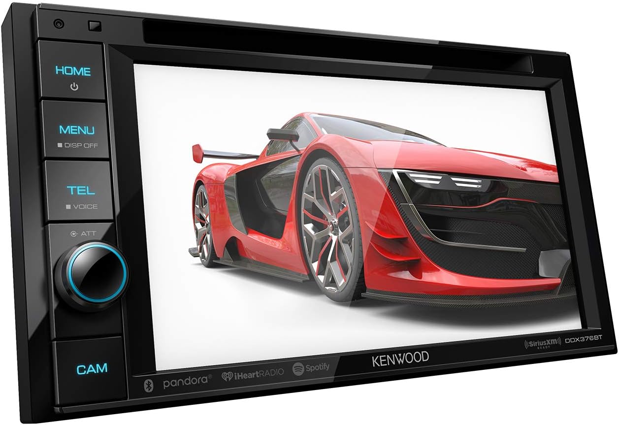 Kenwood DDX376BT 6.2" in-Dash Car DVD Monitor Bluetooth Receiver w/USB/AUX
