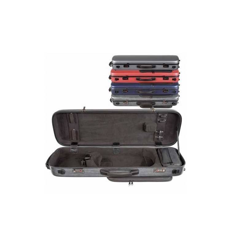 Core CC450 Oblong Scratch-Resistant Violin Case Black