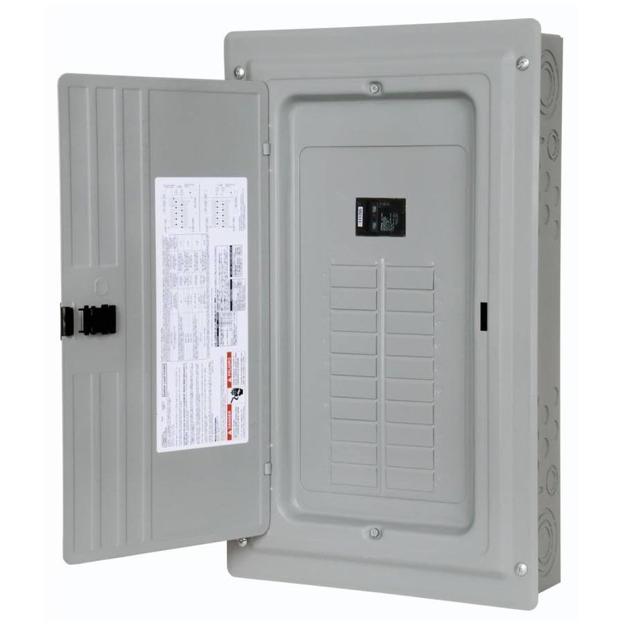 Siemens PN2020B1100C PN Series 100 Amp 20-Space 20-Circuit Main Breaker Plug-On Neutral Load Center Indoor with Copper Bus