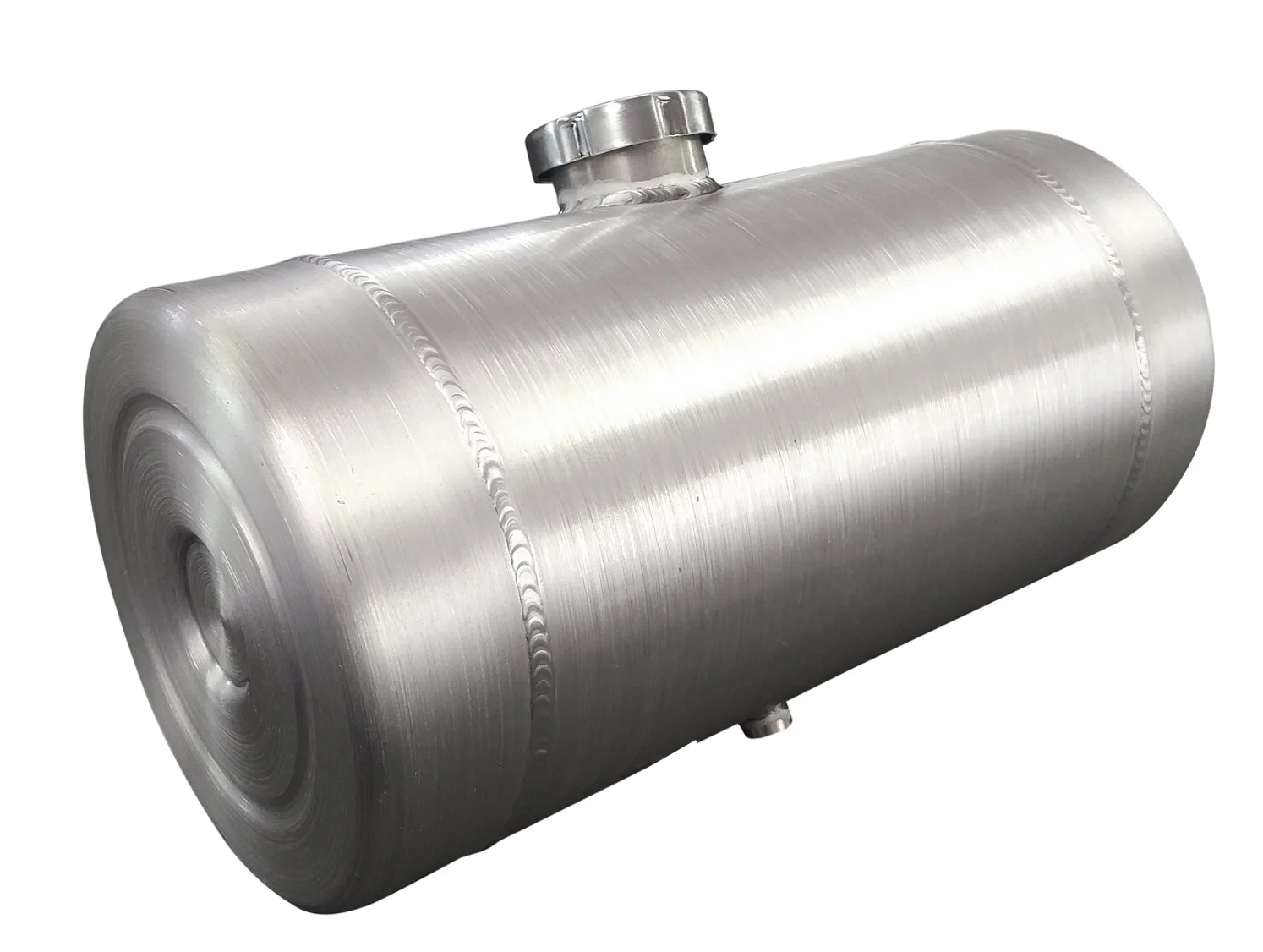 10x40 Center Fill Spun Aluminum Gas Tank - 13 Gallon 3/8 NPT