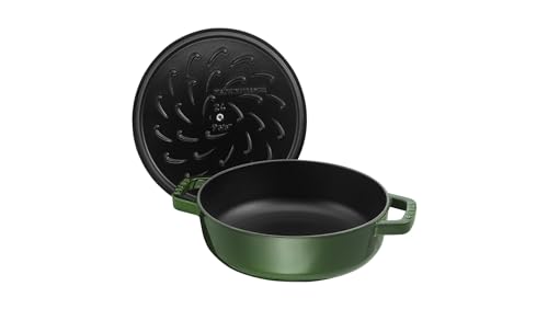 STAUB 40511-478-0 Cast Iron Chistera 28 cm Basil Green