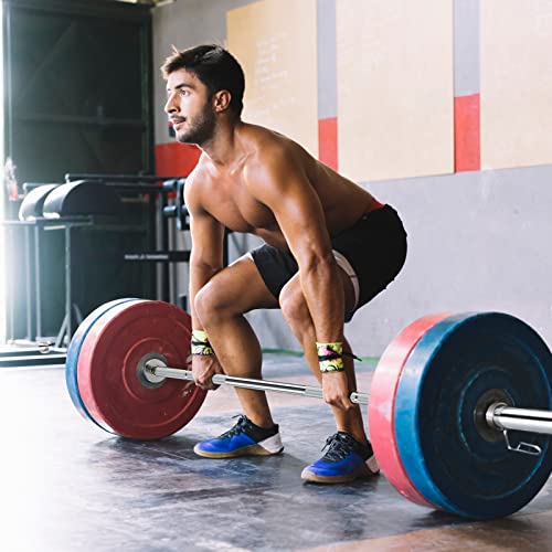 7FT Olympic Barbell Olympic Bar Solid Chrome Barbell 700LBS Load Capacity(2-Inch Plate) for Weightlifting, Squats, Dead-Lifts, Presses, and Lunges