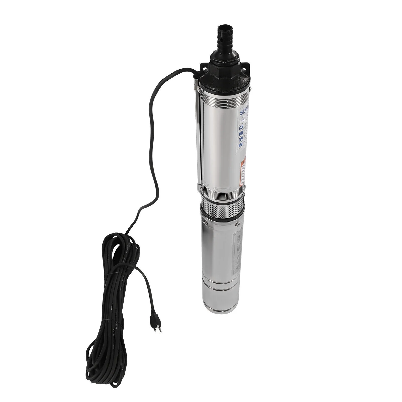 110V Submersible Deep Well Water Pump Stainless Steel Submersible Well Pump