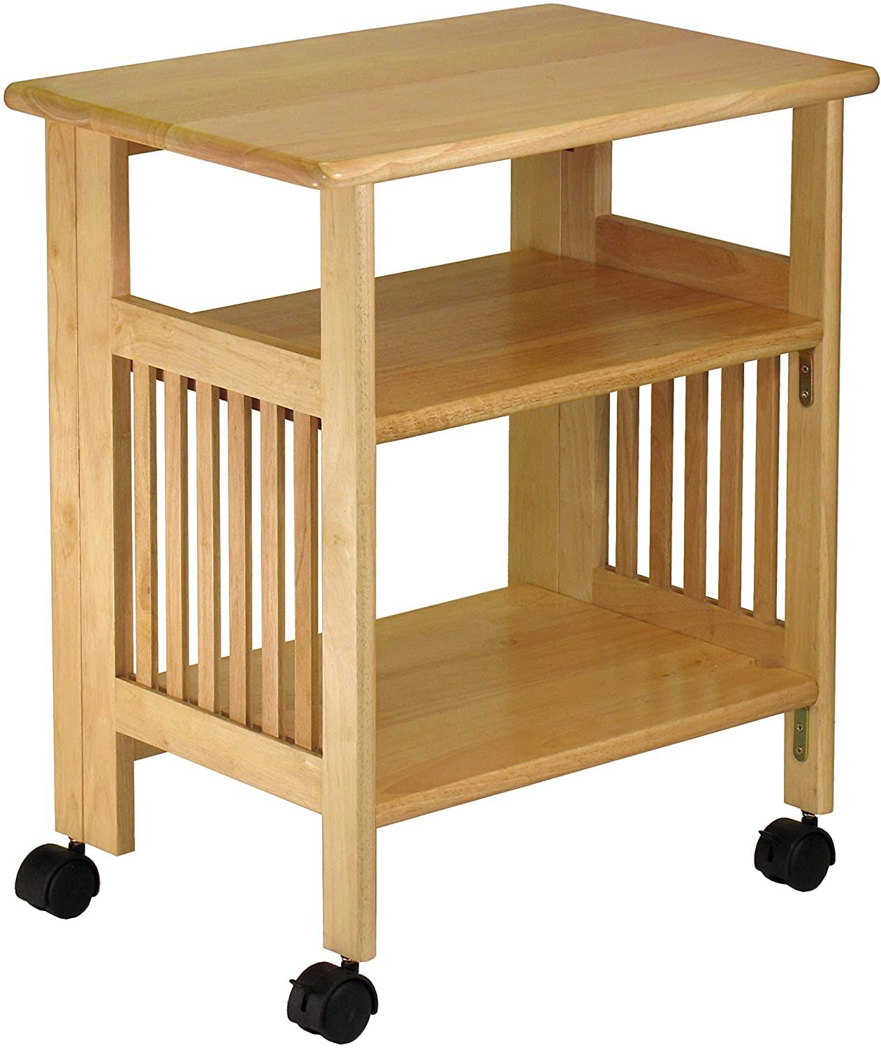 Winsome Wood Foldable Mission Cart Natural