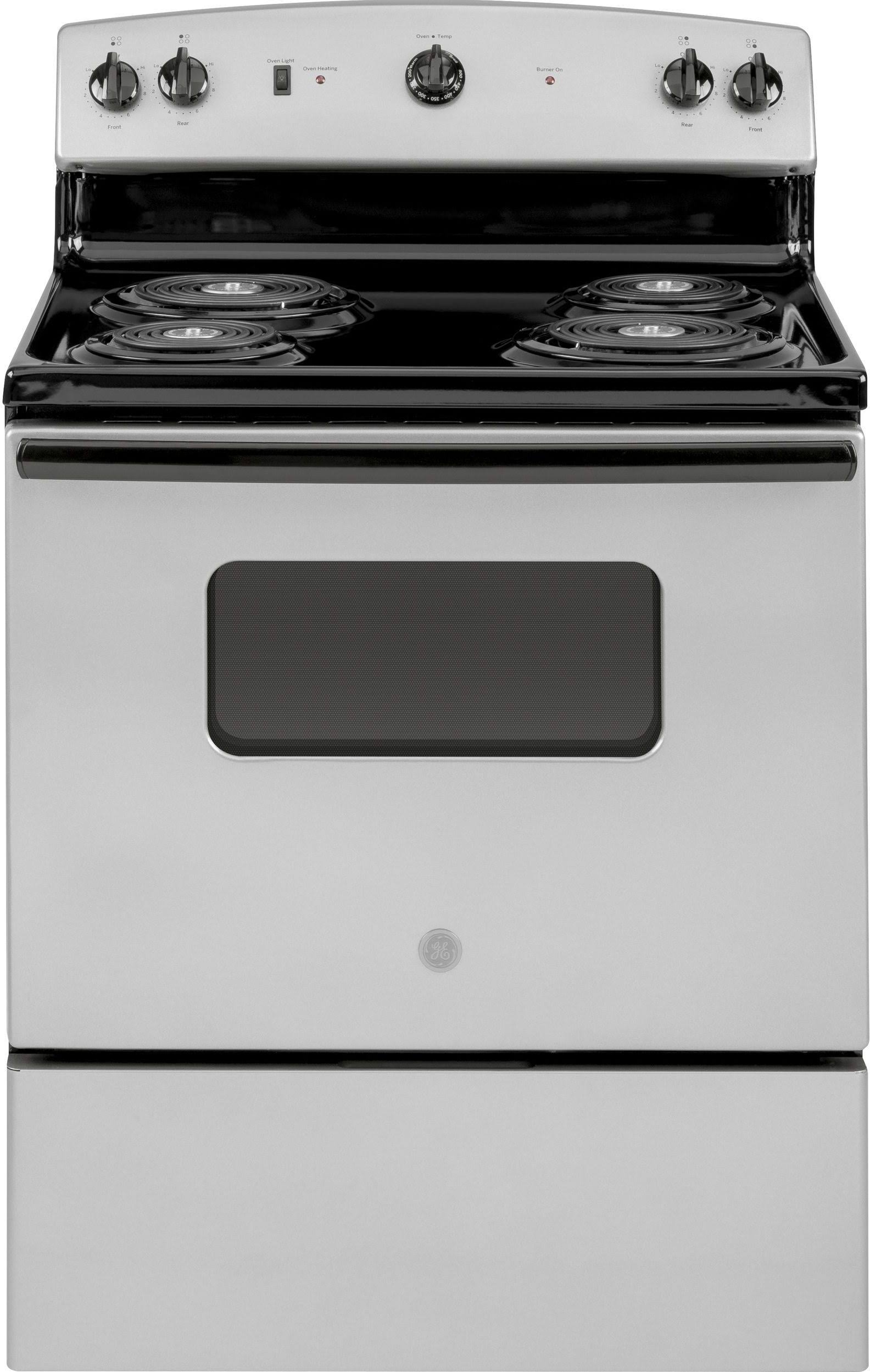 GE 30x22 Free Standing Electric Range-Silver-JBS160GMSA