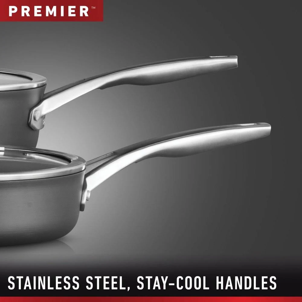 Calphalon Premier Hard-Anodized Nonstick 7-Quart Sauteuse u0026 Cover