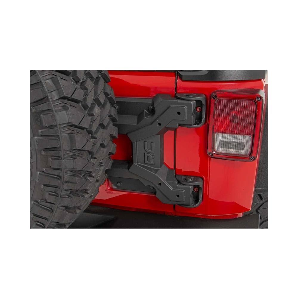 Rough Country 10523 HD Hinged Spare Tire Carrier Kit (07-18 Jeep JK)