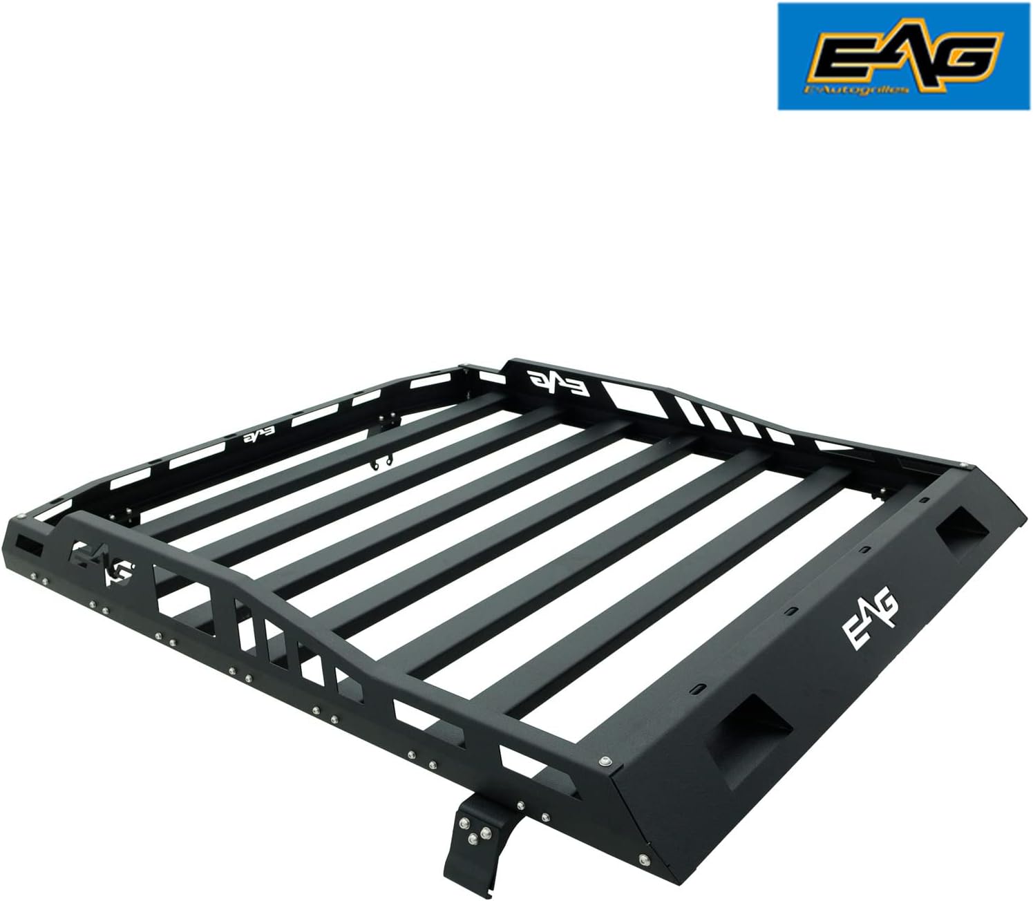 EAG Roof Rack Cargo Carrier Basket Hard Rooftop Fit for 07-18 Wrangler JK 2/4Door