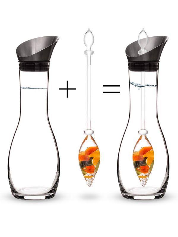 VitaJuwel Gemwater Decanter Set, Happiness