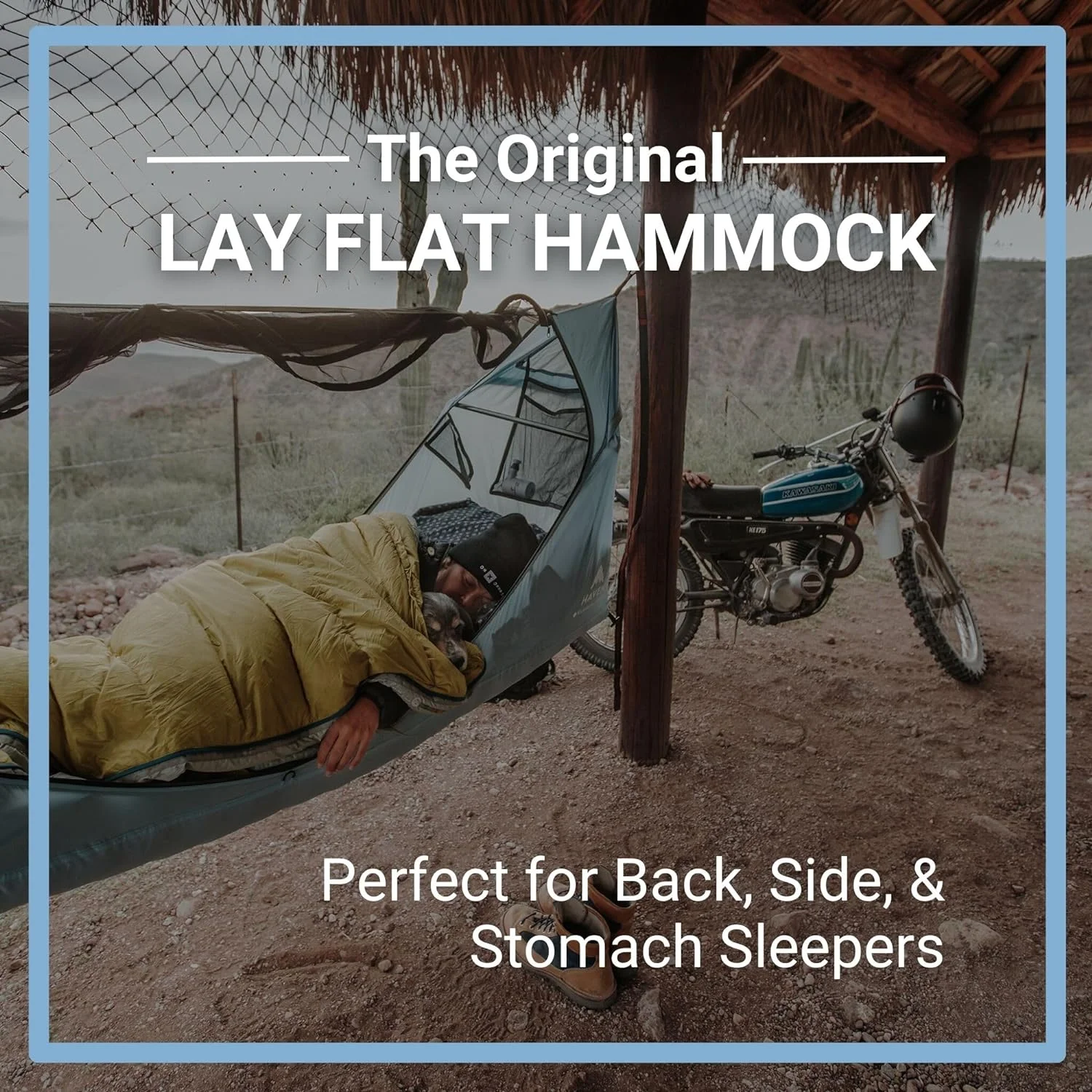 Haven Tent XL Lay Flat Hammock Tent - Tent & Camping Hammock with Mosquito Net - Includes Insulated Pad and - 80"x30" (Forest Green)