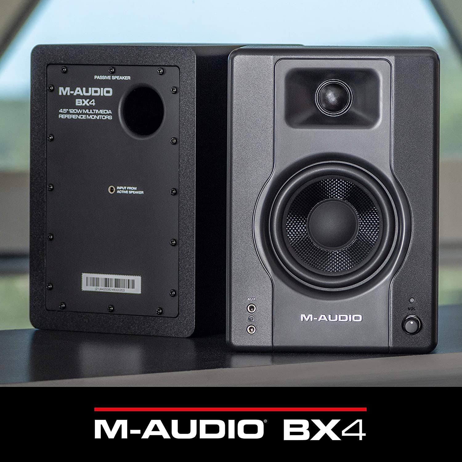 M-Audio BX4 Powered Reference Studio Monitors, Pair