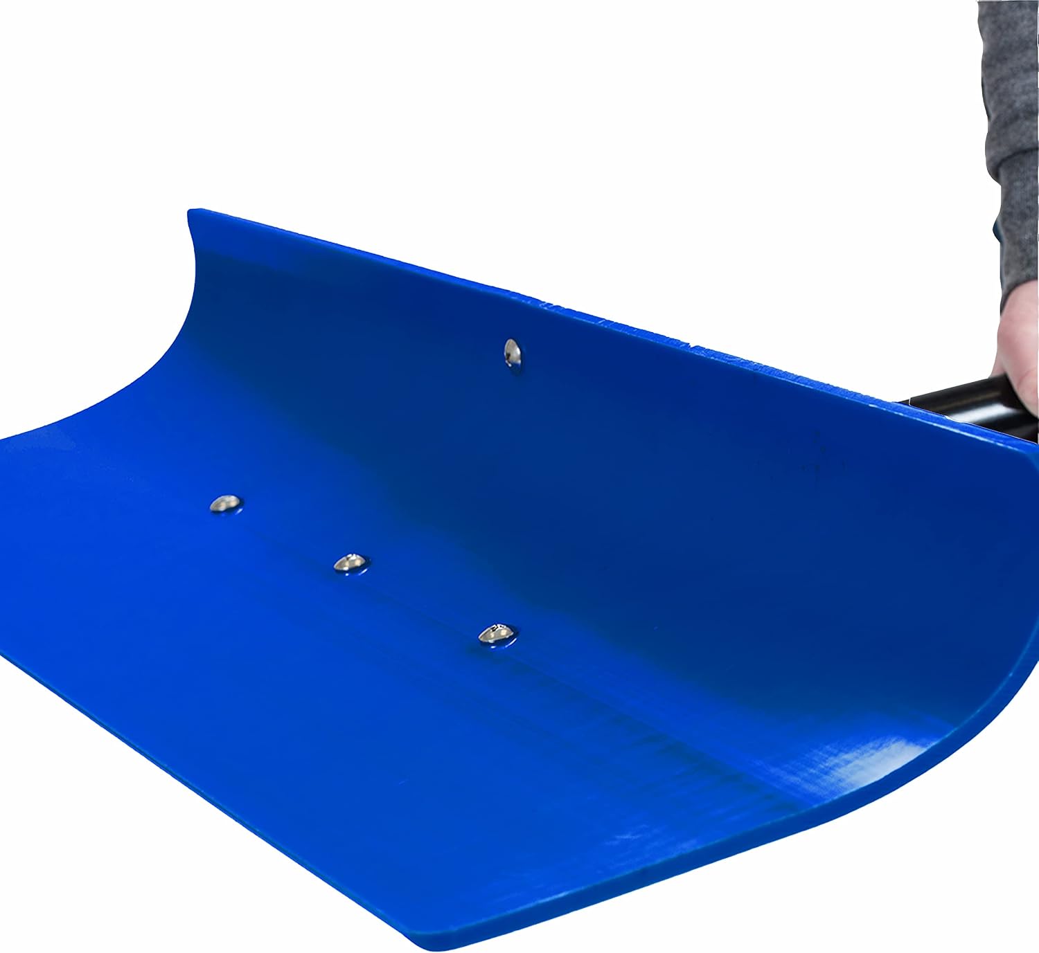 EarthWay 30" Professional Snow Pusher with Fiberglass Shaft, Snow Shovel for driveways, Snow Pusher for Tall People, D-Shaped Handle, and Quick Assembly, Polar Tech Pack of 2
