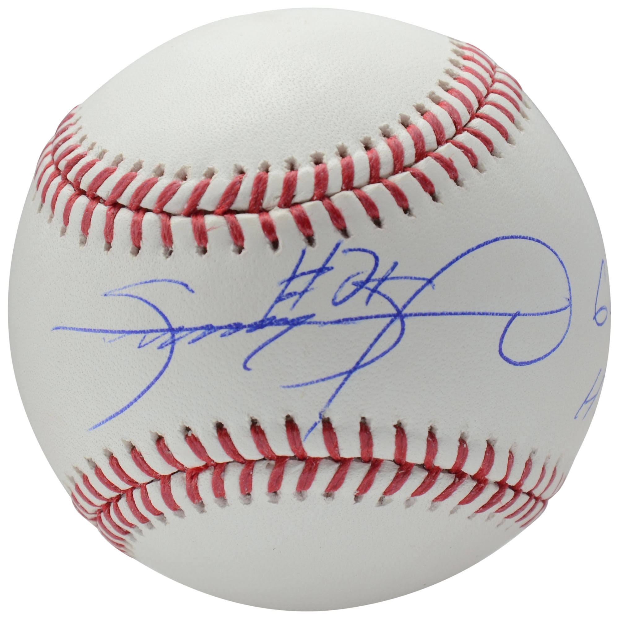 Fanatics Authentic Sammy Sosa Chicago Cubs Autographed Baseball with 609 HR Inscription