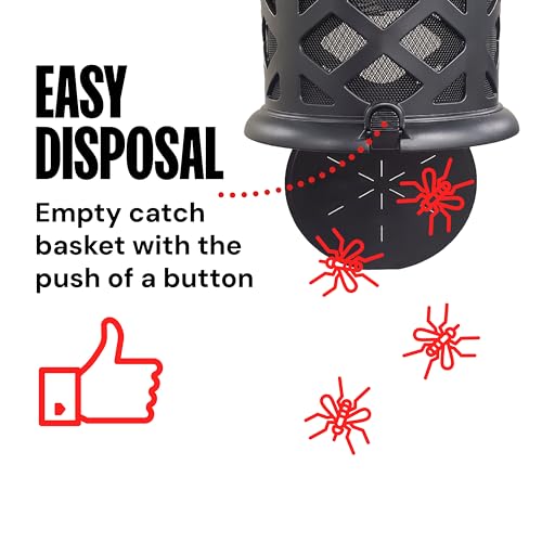 DynaTrap DT1050-TUNSR Mosquito & flying Insect Trap – Kills Mosquitoes, Flies, Wasps, Gnats, & Other Flying Insects – Protects up to 1/2 Acre