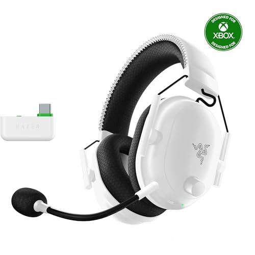 Razer BlackShark V2 Pro Wireless Xbox Gaming Headset: 50mm Drivers - Super Wideband Mic - Noise Isolating Earcups - for Xbox, PS5, Nintendo Switch 2, PC, Mac - Bluetooth, USB-C - 70hr Battery - Black
