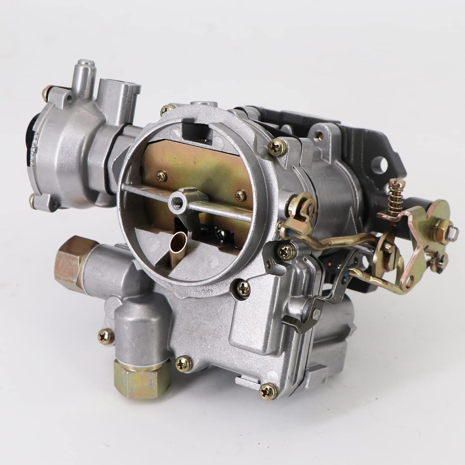 kipa Carburetor for Mercruiser Marine 4-Cylinder 2.5L 3.0L 2 Barrel Rochester 3310-807504A1 Side Fuel Inlet with Electric Choke