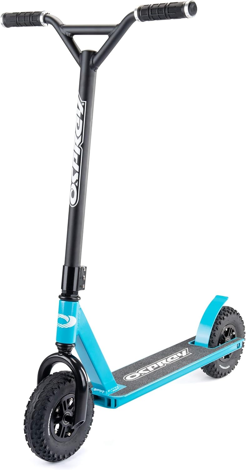 Osprey Dirt Scooter, All Terrain Trail Adult Scooter with Chunky Off Road Tyres, Multiple Colours