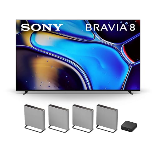 Sony 65 Inch OLED 4K Ultra HD TV BRAVIA 8 Smart Google TV with Dolby Vision HDR and Exclusive Features for PlayStation 5 (K-65XR80)
