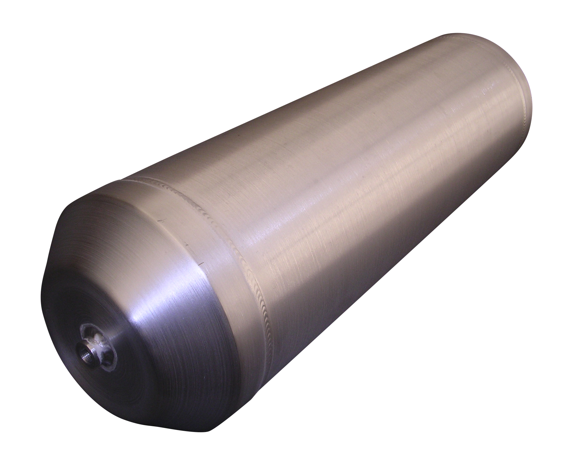 10x30 Vertical Spun Aluminum Gas Tank - 10 Gallon - 3/8 NPT