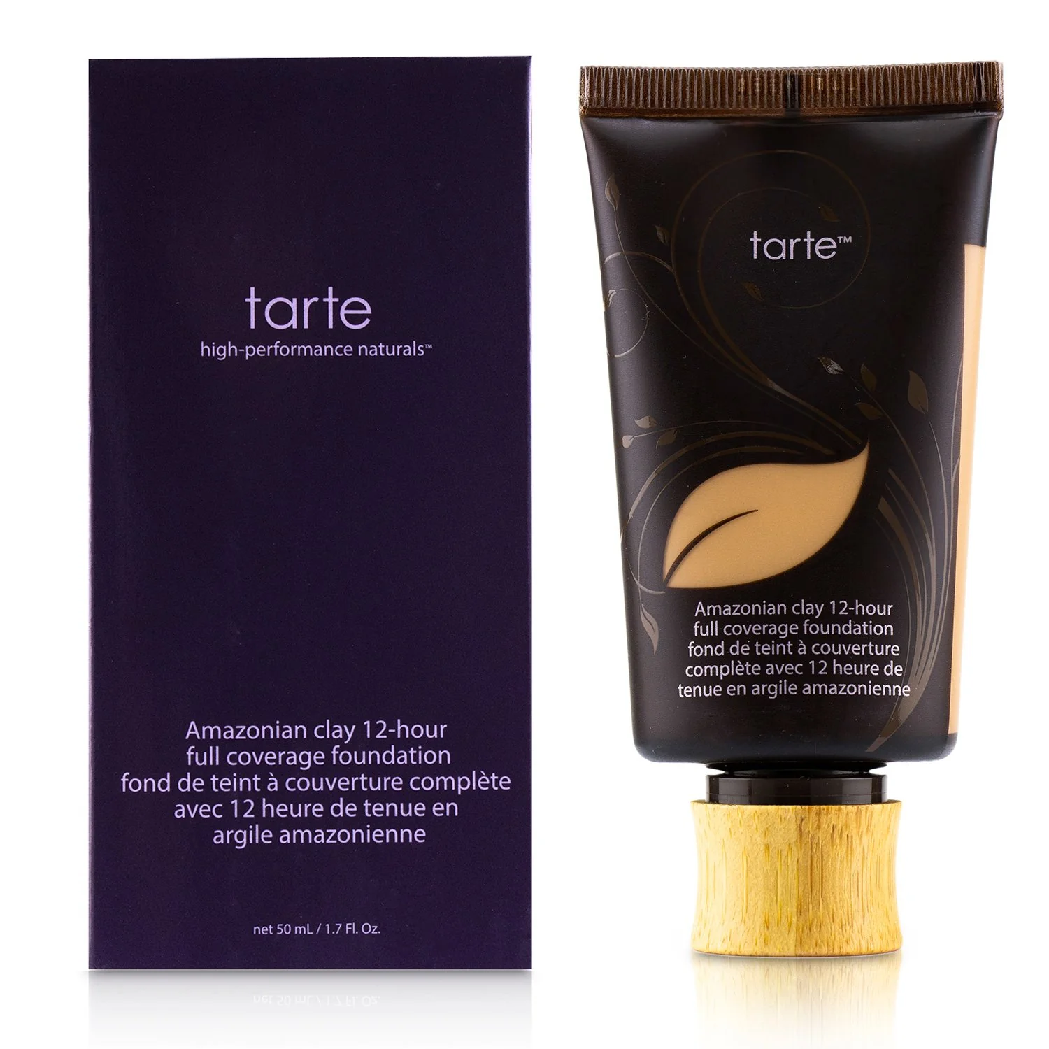 Tarte Amazonian Clay 12 Hour Full Coverage Foundation - # 42G Tan Golden  50ml/1.7oz
