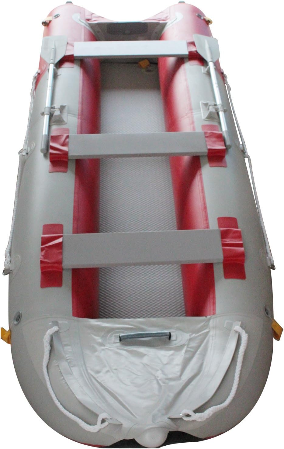 BRIS 14.1 FT Inflatable Kayak Fishing Tender Inflatable Poonton Boat with Air Floor