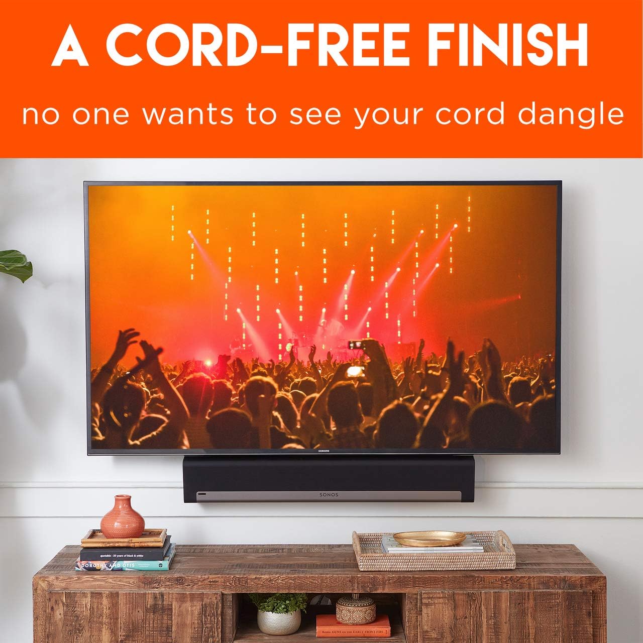 ECHOGEAR in-Wall TV & Soundbar Power Kit Safely Hides Cables Behind Your Wall - Includes Low Voltage Cable Managment to Conceal All TV & Soundbar Wires (HDMI, Optical, etc.)
