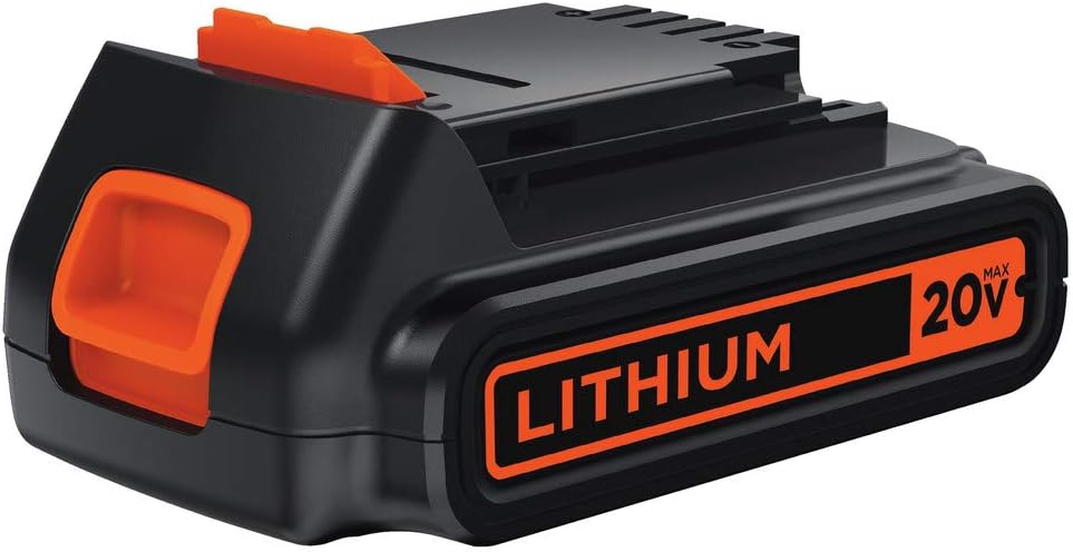 BLACK+DECKER 20V MAX Lithium Battery & Charger (LBXR20CK) Pack of 2