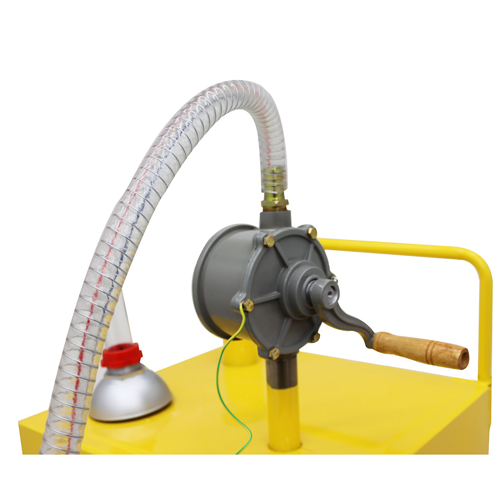 INTBUYING 30 Gallon Portable Gas Caddy Fuel Storage Tank Portable Refueling Drum Oil Storage Tank