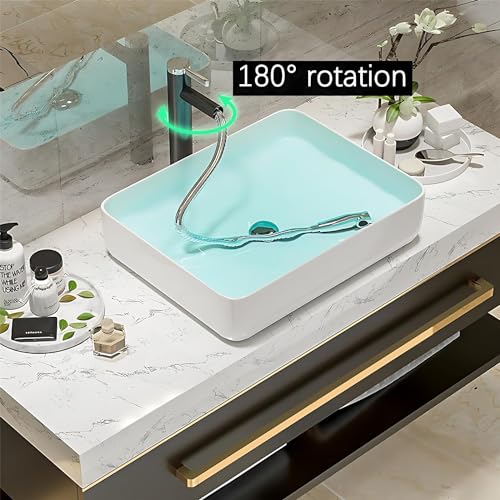 Double Bathroom Bathroom Vanity with Sink - Floating Bathroom Vanity with LED Smart Defog Mirror Cabinet, Solid Wood Bathroom Vanity, Wall Mounted, Stylish Design (Single Sink 36")