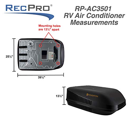 RecPro RV Air Conditioner 13.5K Ducted or Non-Ducted | Quiet AC | 110-120V | Cooling Only | Easy Install | All-in-One Unit | For Camper, Fifth Wheel, Food Trucks,