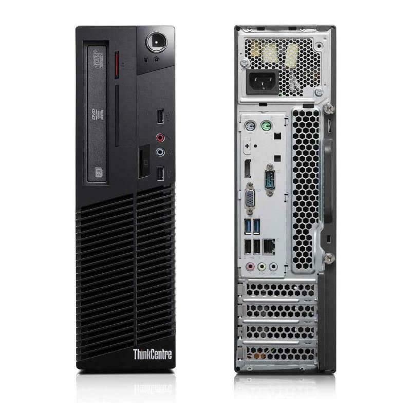 Lenovo ThinkCentre Refurbished Small Form Factor Business PC Desktop Computer i7 4770 CPU DVD Wireless Keyboard & Mouse (Renewed)