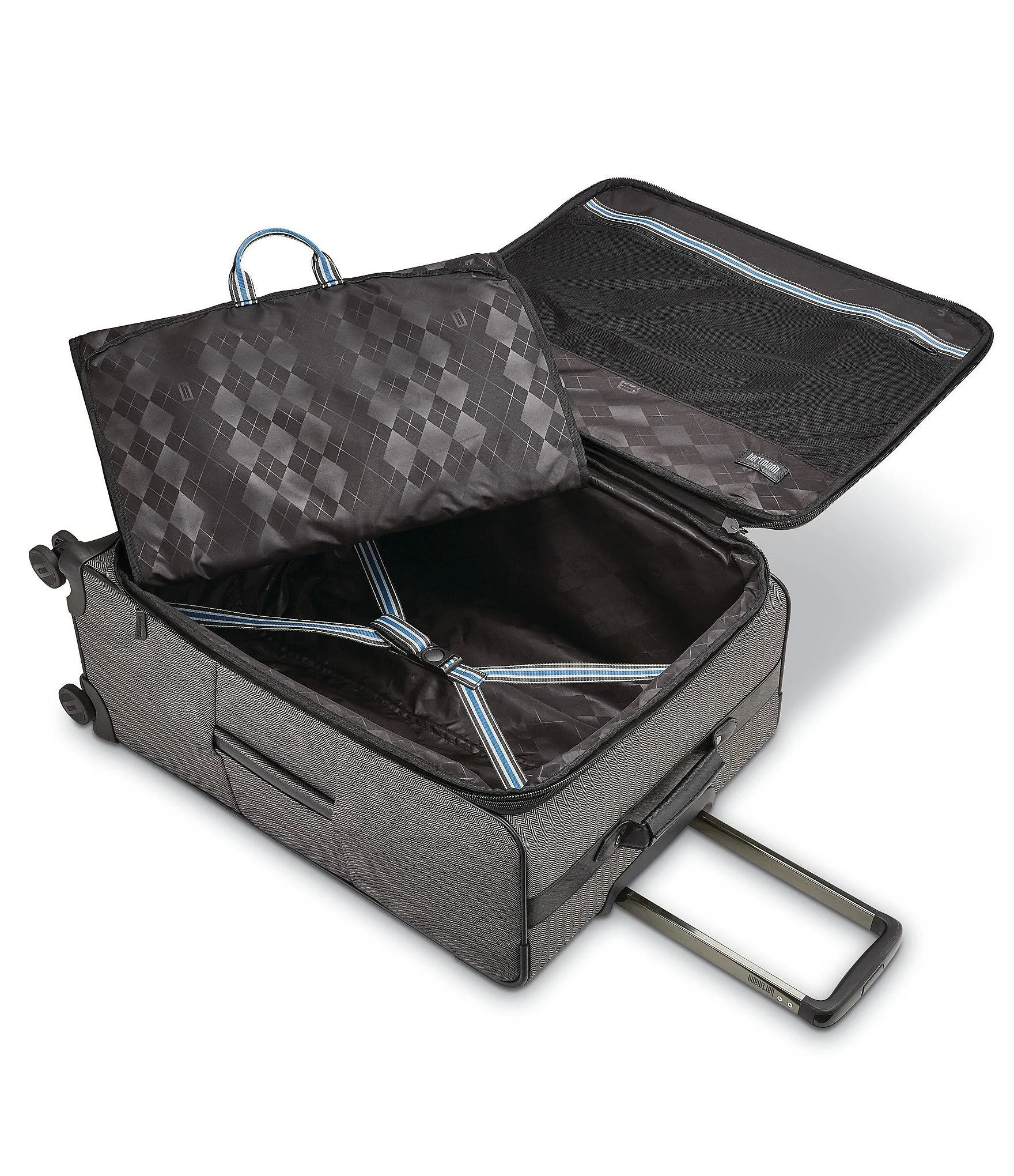 Hartmann Herringbone Deluxe Domestic Carry on Expandable Spinner - Terracotta Herringbone