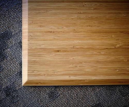 Anji Mountain Office Chairmat Thickest & Sturdy Bamboo Chairmats Highly Premium Quality Anti-Slip Heavy Duty For Multi-Purpose Hardwood Floor Office & Home Floor Protector Office Chair mat-12mm Thick