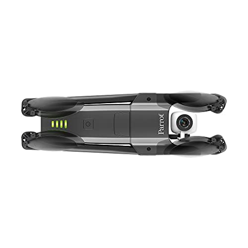 Parrot PF728000 ANAFI Drone, Foldable Quadcopter Drone with 4K HDR Camera, Compact, Silent & Autonomous, Realize your shots with a 180° vertical swivel camera, Dark Grey