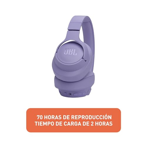 JBL Tune 770NC - Adaptive Noise Cancelling with Smart Ambient Wireless Over-Ear Headphones, Bluetooth 5.3, Up to 70H Battery Life with Speed Charge, Lightweight, Comfortable & Foldable Design (Black)