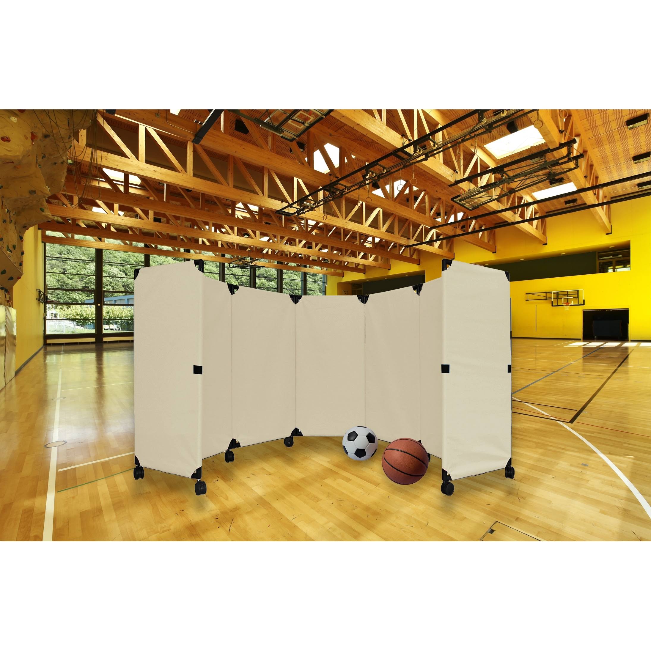 Versare 1708001 Beige MP10 Economical Folding Portable Partition - 10& x 6&