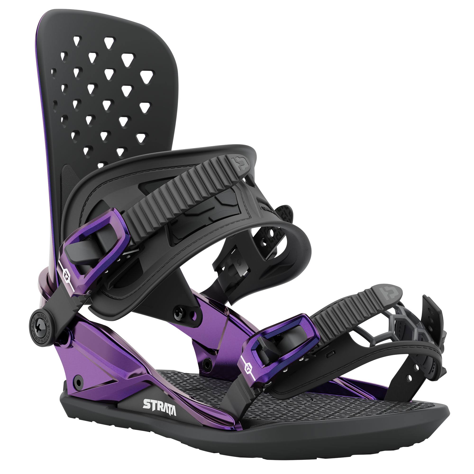 Union Strata Snowboard Bindings White M