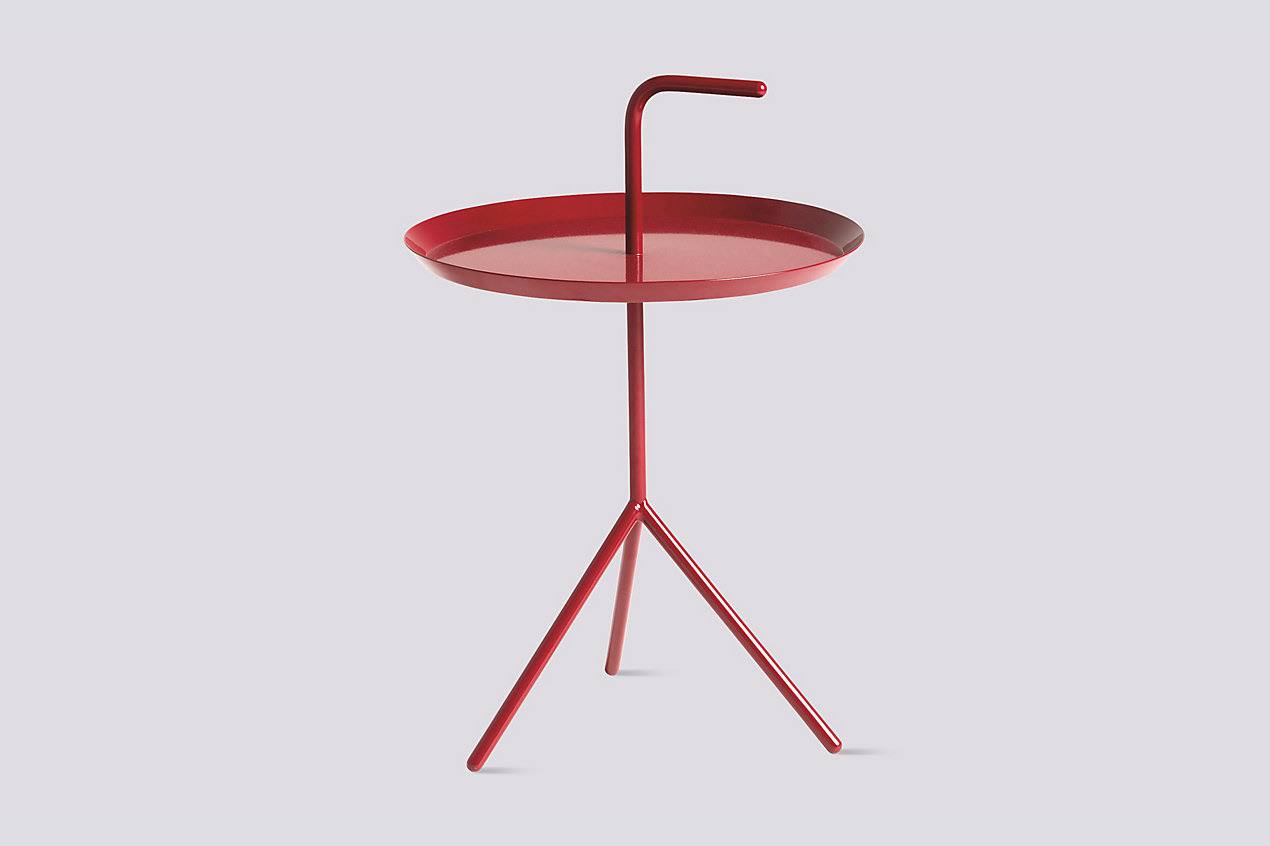 Hay Don’t Leave Me Side Table - Cherry Red