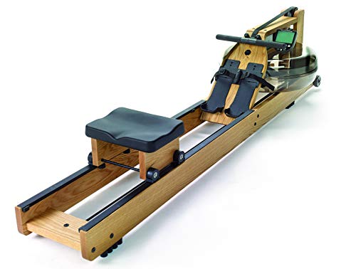 WaterRower Oak Rowing Machine with S4 Monitor | USA Made | Original Handcrafted Erg Machine for Home Use & Gym | Best Warranty