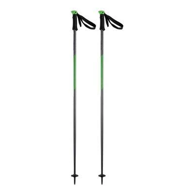 Head Multi S Ski Poles Grey Fluorescent Green (Pair) - 135