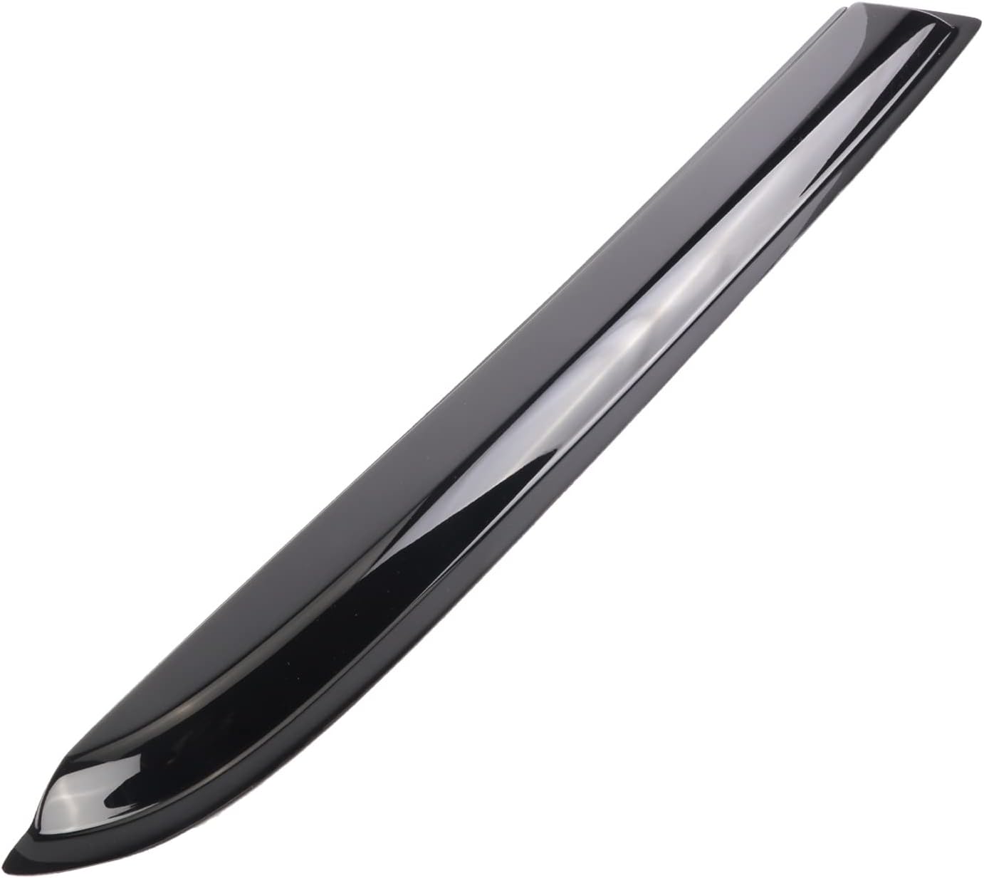 AUTOTOP 4PCS Tape On Dark Smoke Window Deflectors Sun Rain Vent Guard for 2009-2018 Ram 1500 Crew Cab / Mega Cab