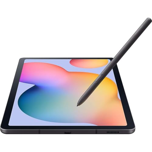 SAMSUNG Galaxy Tab S6 Lite 10.4" 64GB Android Tablet w/Long Lasting Battery, S Pen Included, Slim Metal Design, AKG Dual Speakers, US Version, Oxford Gray (Renewed)