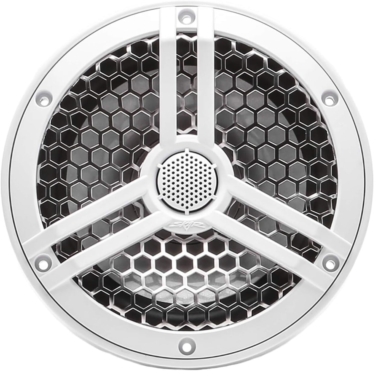 Skar Audio SK65M 6.5" 2-Way Marine Full Range 320 Watt Coaxial Speakers, Pair (White)