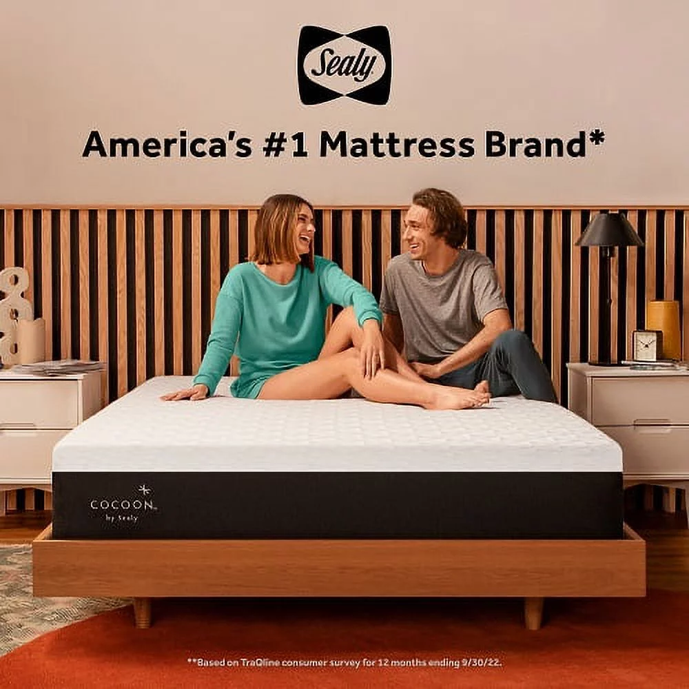 Cocoon by Sealy 12" Medium Hybrid Mattress in a Box, Adult, Full