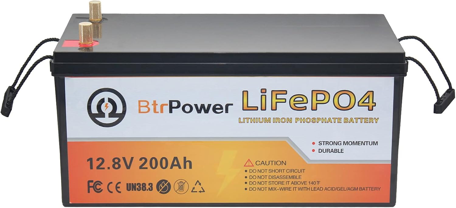12V 50AH Lithium Battery,5000+ Deep Cycle LiFePO4 Battery with Built-in 50A BMS fit for Home Storage,Trolling Motor,RV,Off-Grid System,Solar Power System,Marine (12V 50AH)