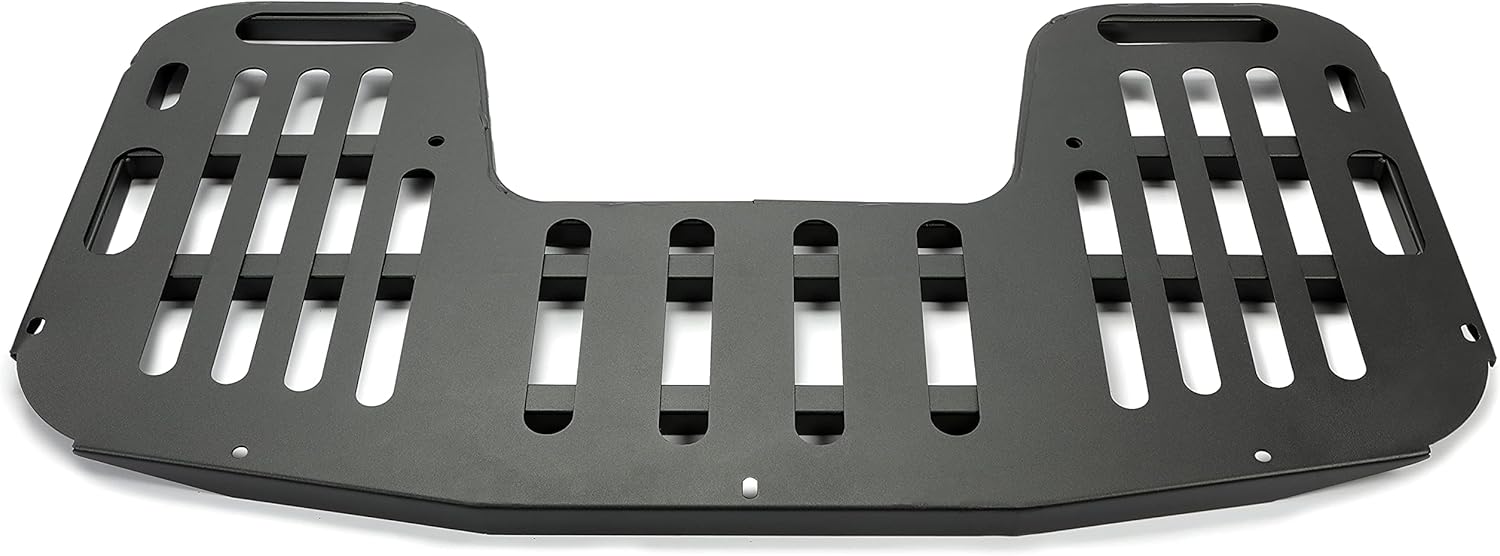 HECASA Flat Rear Utility Rack Compatible with Polaris Sportsman 335 400 500 600 700 Replacement for 2670174 2670174-070 Powder Coated Steel