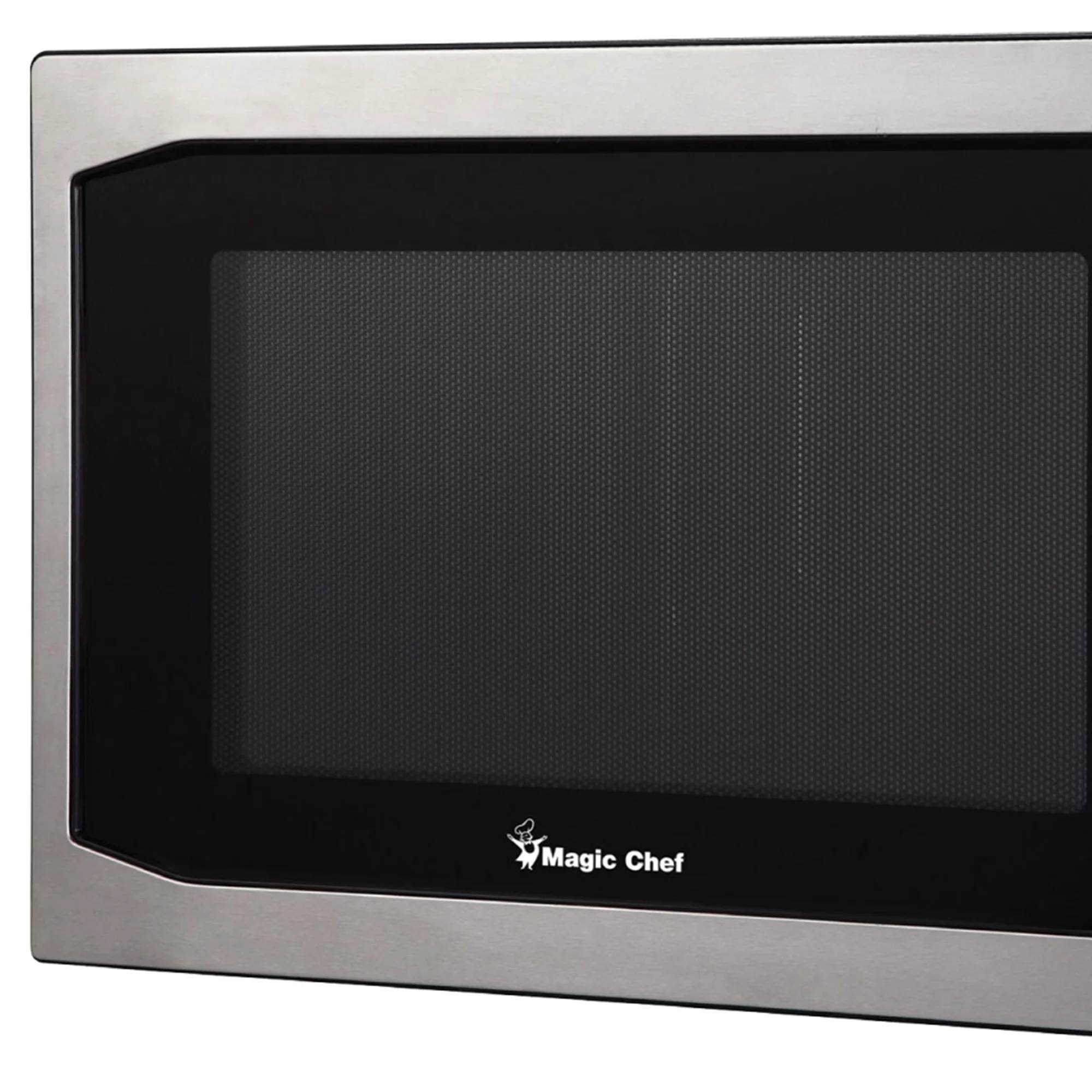 Magic Chef 1100 Watt 1.6 Cu. ft. Digital Countertop Microwave, Stainless Steel, New