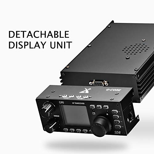 Xiegu G90 HF Radio Transceiver 20W SSB/CW/AM/FM SDR Structure with Built-in Auto Antenna Tuner