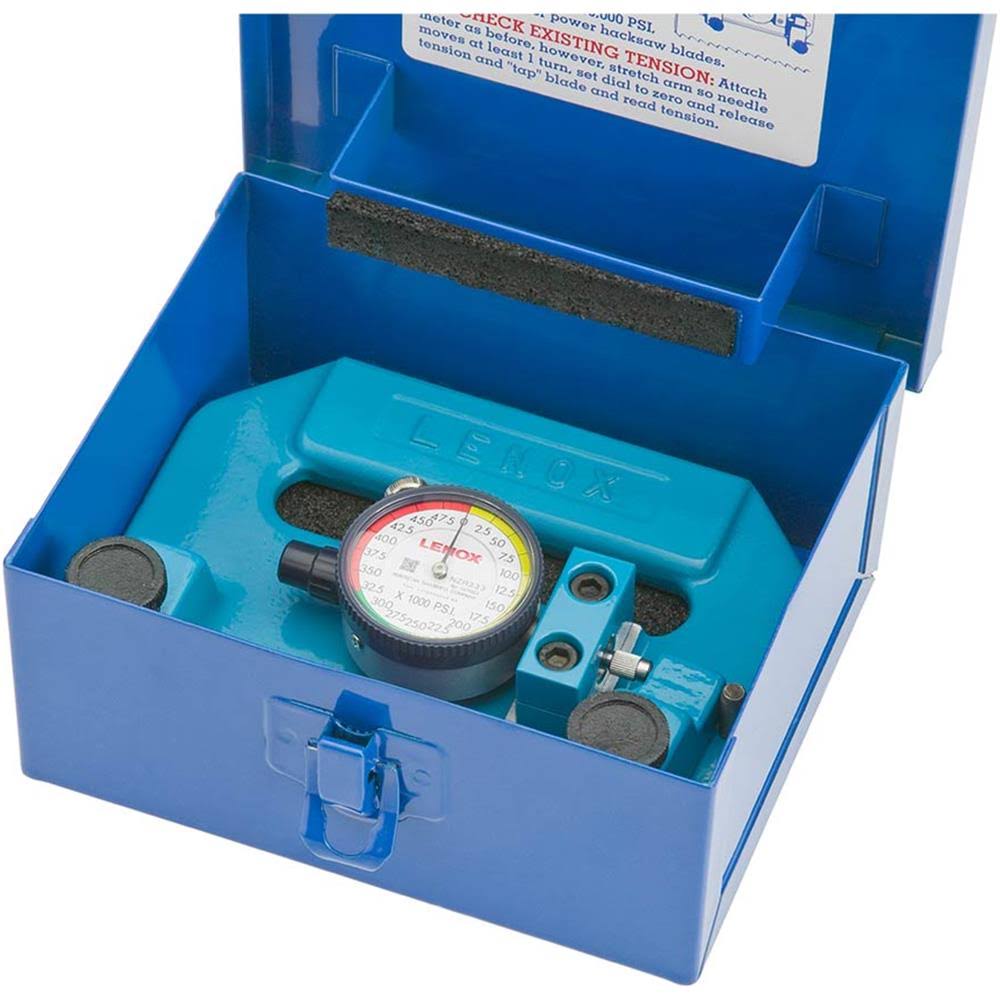 Lenox 62126 Band Saw Blade Tension Meter