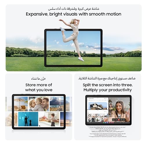 SAMSUNG Galaxy Tab A9 8.7" SM-X115 64GB 4GB Factory Unlocked WiFi + LTE Cellular Tablet - International Version (Silver)